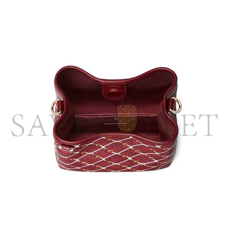 GUCCI GG EMBLEM SMALL BUCKET BAG 815118 (19*18*11cm)